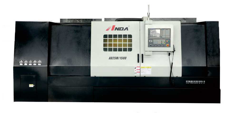 slant bed cnc lathe with rotating tool