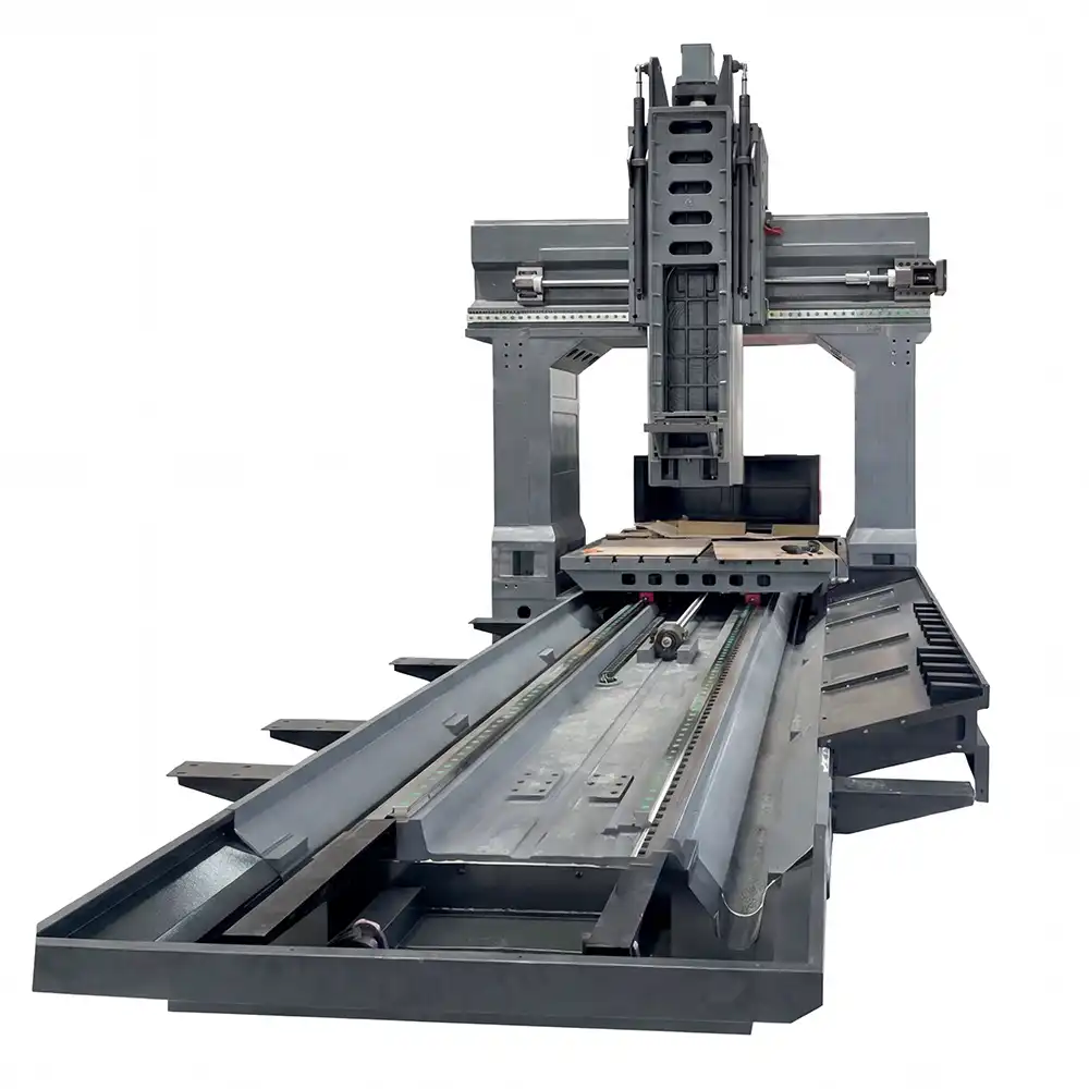 Fixed-beam fixed-column gantry machining center
